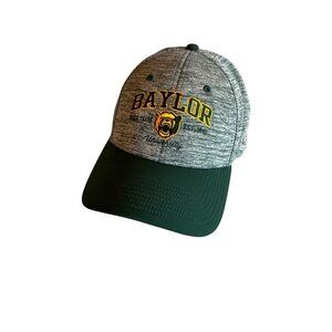 Baylor University Flexfit Cap L/XL By The Game Heather Gray & Green